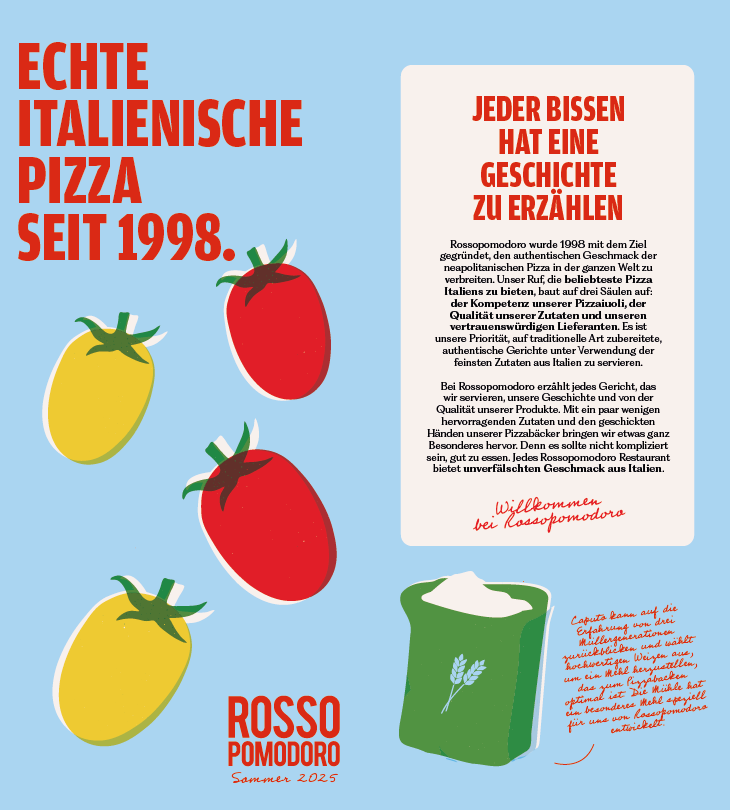 Speisekarte "Rosso Pomodoro"